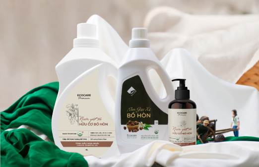 Enzyme bồ hòn trong sản phẩm giặt xả sạch sâu mà vẫn dịu lành