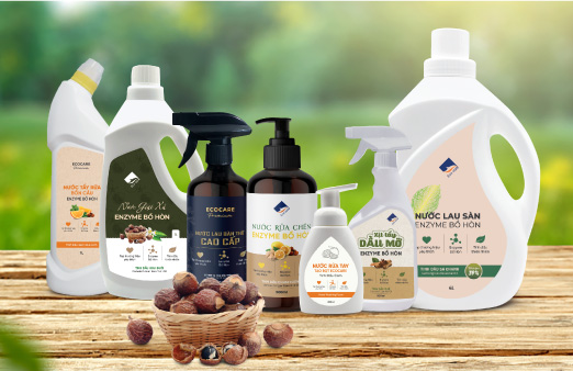 Enzyme bồ hòn và hành trình “sống xanh” của Ecocare