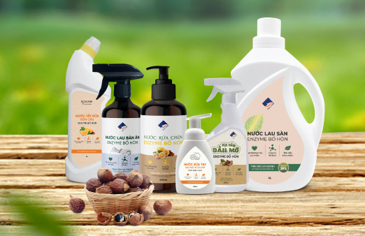 Enzyme thiên nhiên trong từng sản phẩm Ecocare