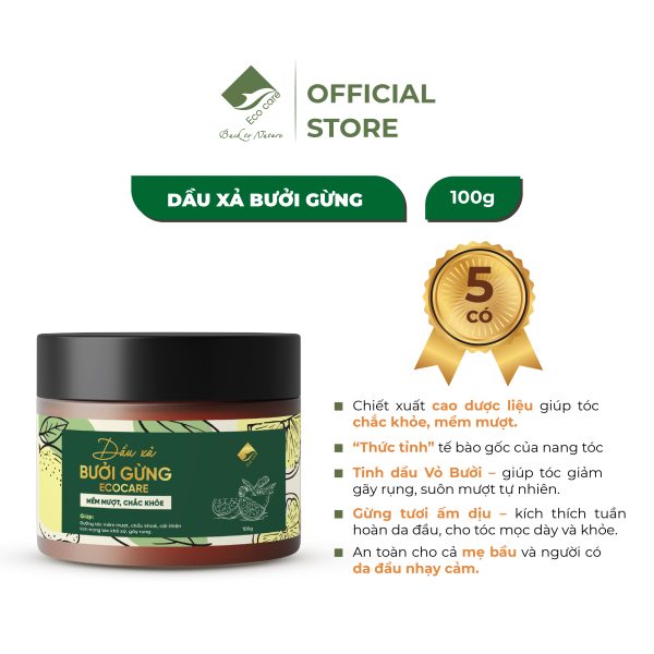 Dầu xả bưởi gừng 100g