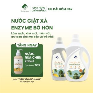 Nước giặt xả cam bạc hà