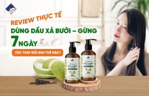 Review thực tế dùng dầu xả bưởi gừng 7 ngày tóc thay đổi như thế nào