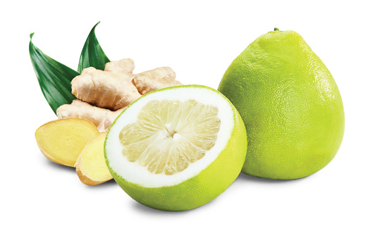 Thành phần dầu xả thiên nhiên Ecocare chiết xuất bưởi, gừng và tinh dầu thực vật.