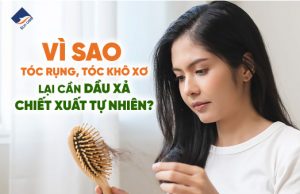 Vì sao tóc rụng tóc khô xơ lại cần dầu xả chiết xuất tự nhiên