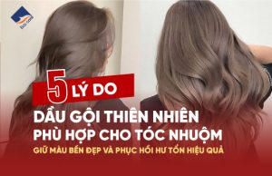 5 lí do dầu gội thiên nhiên phù hợp cho tóc nhuộm giữ màu bền đẹp và phục hồi hư tổn hiệu quả