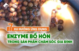 7 xu hướng ứng dụng enzyme bồ hòn trong sản phẩm chăm sóc gia đình