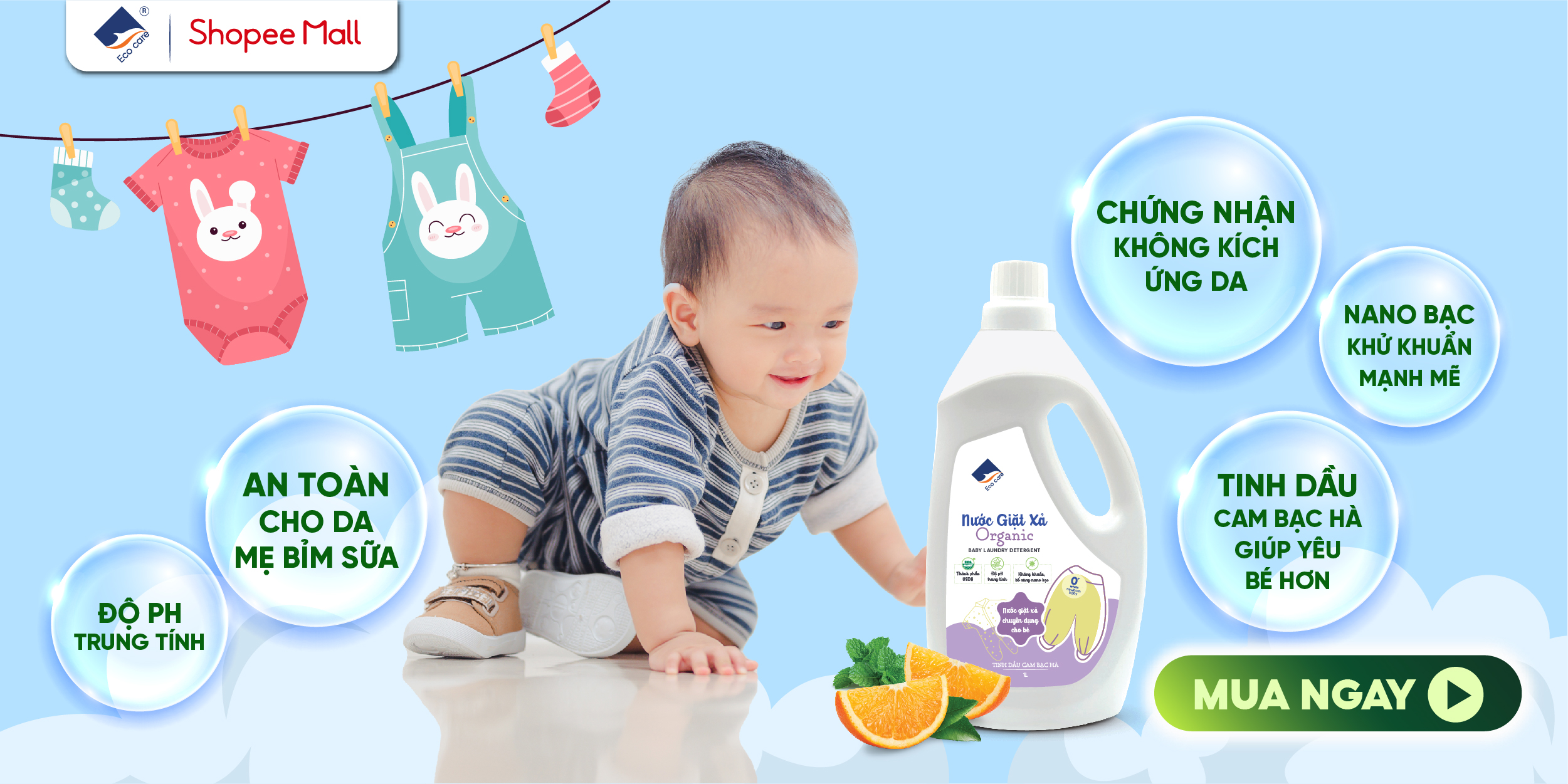 MUA NGAY TẠI SHOPEE MALL ECOCARE