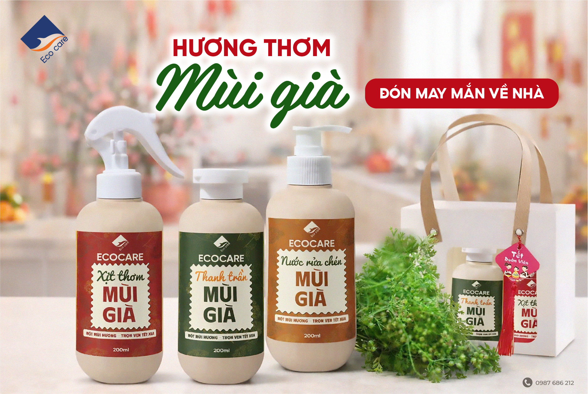 Set quà Tết mùi già Ecocare