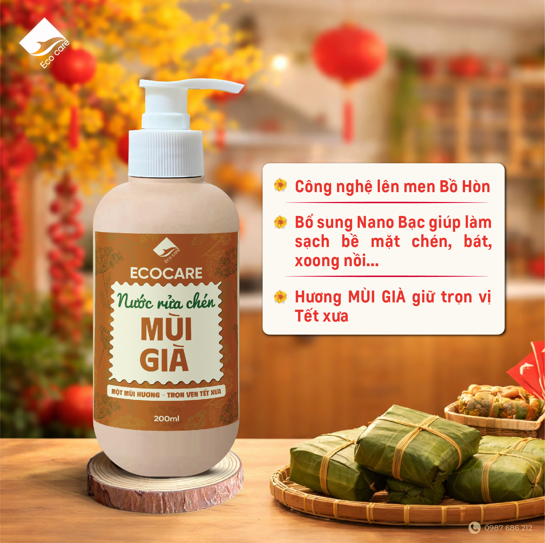 Nước rửa chén mùi già