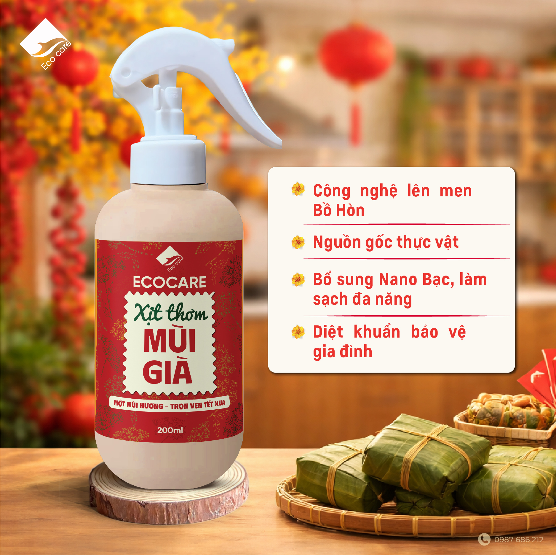 Công dụng xịt thơm mùi già