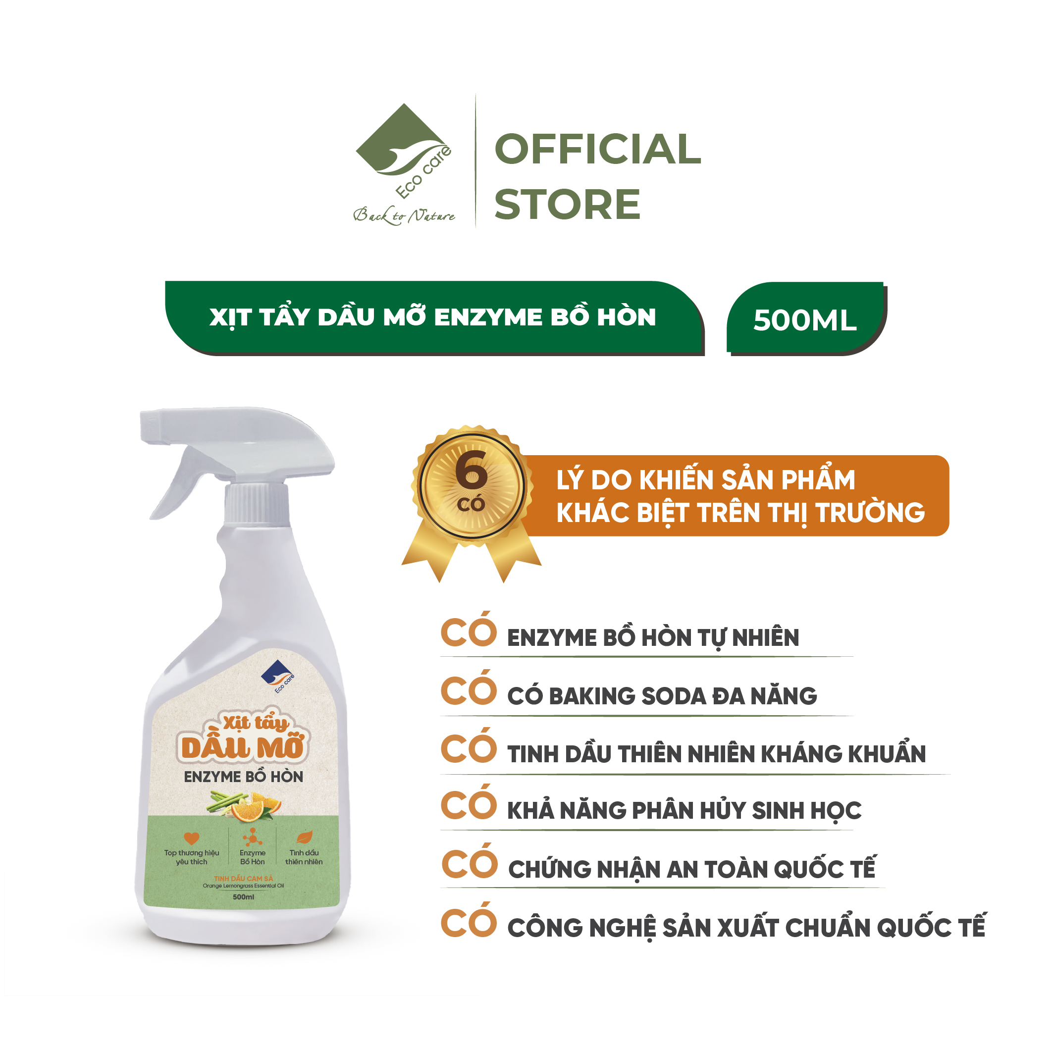 2. Thành phần thiên nhiên – An tâm tuyệt đối cho cả gia đình